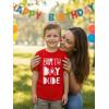 image:imageTstars ARR Im 5 Pirate 5th Birthday Shirt Boy Girl Five Years Old Kids TShirtDude  Red