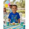 image:imageTstars ARR Im 5 Pirate 5th Birthday Shirt Boy Girl Five Years Old Kids TShirtMy Birthday  Blue
