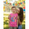 image:imageTstars ARR Im 5 Pirate 5th Birthday Shirt Boy Girl Five Years Old Kids TShirtMy Birthday  Pink