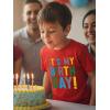 image:imageTstars ARR Im 5 Pirate 5th Birthday Shirt Boy Girl Five Years Old Kids TShirtMy Birthday  Red