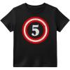 image:imageTstars ARR Im 5 Pirate 5th Birthday Shirt Boy Girl Five Years Old Kids TShirtCaptain 5  Black