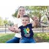 image:image1st Birthday Baby Shark Shirt for One Year Old Boy or Girl  Party Toddler Kids TeeNavy