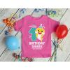 image:image1st Birthday Baby Shark Shirt for One Year Old Boy or Girl  Party Toddler Kids TeePink