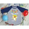 image:imageBaby Shark Birthday Shirt  Fun 34 Sleeve Baseball Tee for Toddler Boys amp Girls Party OutfitBlue