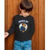 image:imagePaw Patrol Chase Badge Birthday Boy Shirt  Cute Long Sleeve Tee Gift for Toddler Boys Ages 2 3 4 or 5Black