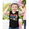 image:imagePaw Patrol Chase Birthday Boy Tank Top  Sleeveless Shirt Gift for Toddler Boys Ages 2 3 4 or 54th of July  Black
