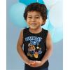 image:imagePaw Patrol Chase Birthday Boy Tank Top  Sleeveless Shirt Gift for Toddler Boys Ages 2 3 4 or 5Black