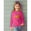 image:imageTstars Five Superhero Fifth Birthday  5 Years Old Gift Idea Long Sleeve Kids TShirtGreen