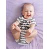 image:imageTstars Happy Birthday Daddy Bodysuit  Gift from Baby Son or Daughter Infant Boy or Girl Outfit for Dads Big DayGrayWhite