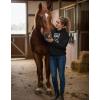 image:imageTstars Leave Me Alone Im Only Talking to My Horse Hoodie Teen Girls amp Women Gift for Riders and Equestrian FansAlone  Black