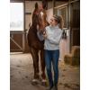 image:imageTstars Leave Me Alone Im Only Talking to My Horse Hoodie Teen Girls amp Women Gift for Riders and Equestrian FansAlone  Gray