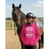 image:imageTstars Leave Me Alone Im Only Talking to My Horse Hoodie Teen Girls amp Women Gift for Riders and Equestrian FansAlone  Pink