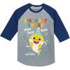 image:imageBaby Shark Birthday Shirt  Fun 34 Sleeve Baseball Tee for Toddler Boys amp Girls Party OutfitBlue