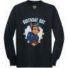 image:imagePaw Patrol Chase Badge Birthday Boy Shirt  Cute Long Sleeve Tee Gift for Toddler Boys Ages 2 3 4 or 5Black