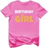 image:imageTstars Birthday Girl Infant Toddler Gold Crown Tiara Toddler Kids TShirt 2T Pink