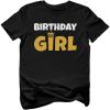 image:imageTstars Birthday Girl Infant Toddler Gold Crown Tiara Toddler Kids TShirt 3T Black