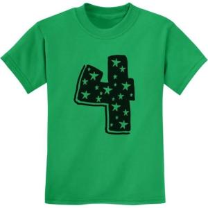 image:imageTstars Four Years Old BoyGirl Birthday Gift Idea  Im 4 Superstar Kids TShirtGreen