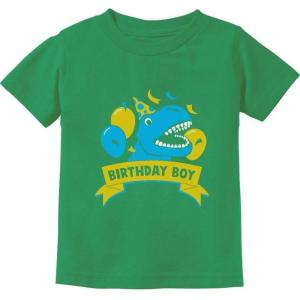 image:imageTstars Gift for Birthday Boy Dinosaur Raptor T Rex Boy ToddlerInfant Kids TShirtGreen