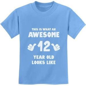 image:imageTstars This Is What an Awesome 12 Year Old Looks Like Youth Kids 12th Birthday TShirtCalifornia Blue