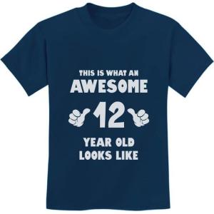 image:imageTstars This Is What an Awesome 12 Year Old Looks Like Youth Kids 12th Birthday TShirtNavy