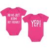 image:imageTstars Infant Twins Baby Bodysuit Onesie Newborn Matching Outfits for Boys GirlsWow Pink  Wow Pink