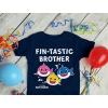 image:imageBrother Shark Shirts for Boys Big Brother Shirt Baby Shark Birthday Outfit Gifts Fintastic BrotherHeather Blue