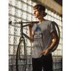 image:imageTstars Bike Shirts for Men Cycling Tshirt Gifts for Cyclists Mens Biking Shirt Casual Bicycle Rider TeeGray