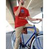 image:imageTstars Bike Shirts for Men Cycling Tshirt Gifts for Cyclists Mens Biking Shirt Casual Bicycle Rider TeeRed