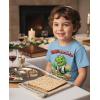 image:imageTstars Dinosaur 100 Kosher for Passover Toddler Shirt  Funny Jewish Holiday Tee for Kids SederDino Kosher  California Blue