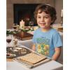 image:imageTstars Dinosaur 100 Kosher for Passover Toddler Shirt  Funny Jewish Holiday Tee for Kids SederDinomite  California Blue