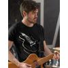 image:imageTstars Guitar TShirt for Men  Gift for Musicians and Music Lovers  Casual Graphic Tshirt for GuitaristsBlack