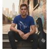 image:imageTstars Guitar TShirt for Men  Gift for Musicians and Music Lovers  Casual Graphic Tshirt for GuitaristsBlue