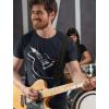image:imageTstars Guitar TShirt for Men  Gift for Musicians and Music Lovers  Casual Graphic Tshirt for GuitaristsNavy