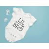 image:imageTstars Little Brother Shirt for Boys Baby Announcement Baby Boy Baby BodysuitGray
