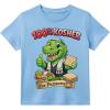 image:imageTstars Dinosaur 100 Kosher for Passover Toddler Shirt  Funny Jewish Holiday Tee for Kids SederDino Kosher  California Blue