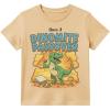 image:imageTstars Dinosaur 100 Kosher for Passover Toddler Shirt  Funny Jewish Holiday Tee for Kids SederDinomite  Latte