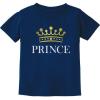 image:imageTstars Prince Shirt for Boys Crown Gift for Son Little Boys Toddler Infant Kids TshirtNavy