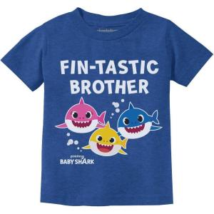 image:imageBrother Shark Shirts for Boys Big Brother Shirt Baby Shark Birthday Outfit Gifts Fintastic BrotherHeather Blue