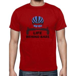 image:imageTstars Bike Shirts for Men Cycling Tshirt Gifts for Cyclists Mens Biking Shirt Casual Bicycle Rider TeeRed