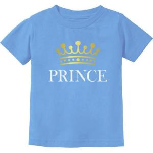 image:imageTstars Prince Shirt for Boys Crown Gift for Son Little Boys Toddler Infant Kids TshirtCalifornia Blue