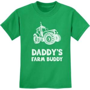 image:imageTstars TeeStars  Daddys Farm Buddy  Gift For Farmers Children Funny Kids TShirtGreen