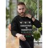 image:imageTstars Christmas Is Essential Funny Quarantine 2020 Ugly Christmas SweatshirtBlack