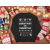 image:imageTstars Christmas Is Essential Funny Quarantine 2020 Ugly Christmas SweatshirtBlack