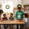image:imageTstars Long Sleeve TShirt for Men Go Jesus Its Your Birthday Tacky Sweater Style Holiday Xmas Large Green