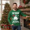 image:imageTstars Long Sleeve TShirt for Men Go Jesus Its Your Birthday Tacky Sweater Style Holiday Xmas Medium Green