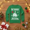 image:imageTstars Long Sleeve TShirt for Men Go Jesus Its Your Birthday Tacky Sweater Style Holiday Xmas Small Green