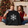 image:imageTstars Long Sleeve TShirt for Men Snowflake Christmas Shirt  Funny in Ugly Sweater Style for Festive Winter Wear Large Black