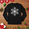 image:imageTstars Long Sleeve TShirt for Men Snowflake Christmas Shirt  Funny in Ugly Sweater Style for Festive Winter Wear XLarge Black