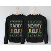 image:imageTstars Matching Mommy Daddy Elf Ugly Christmas Sweatshirts Funny Xmas Elf Family OutfitDaddy Elf  Mommy Elf