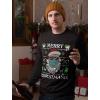 image:imageTstars Merry Christmask 2020 Quarantine Santa Claus Face Mask Ugly Christmas SweatshirtBlack